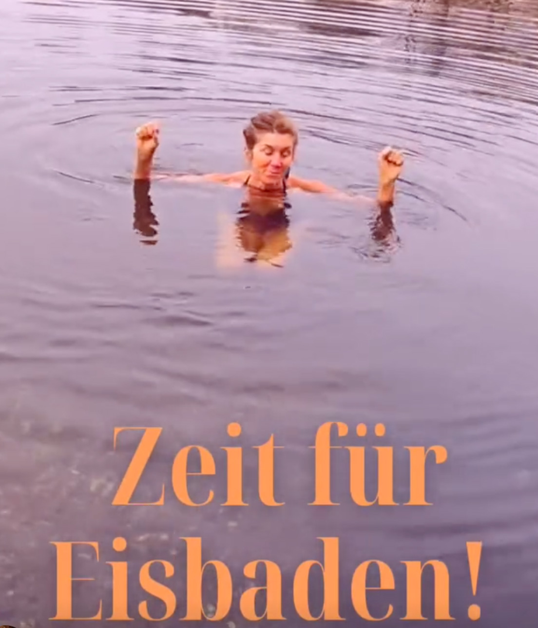 Zeit für Eisbaden